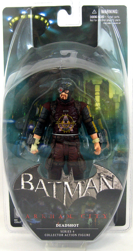 Batman Arkham City 6 Inch Action Figure Series 4 - Deadshot (Shelf Wear Packaging)