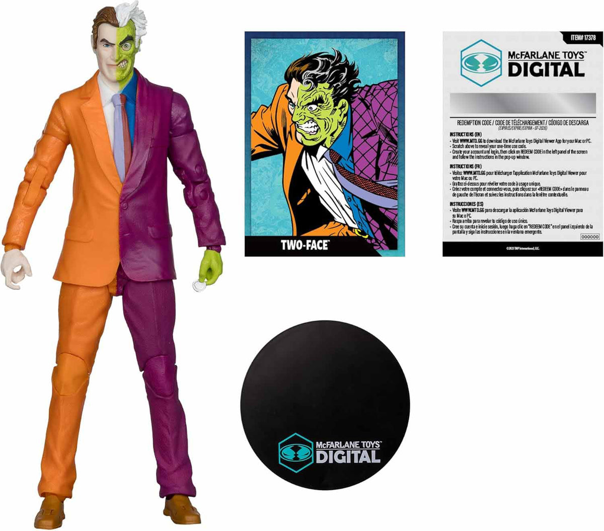 DC Direct Digital DC The Silver Age 7 Inch Action Figure - Two-Face