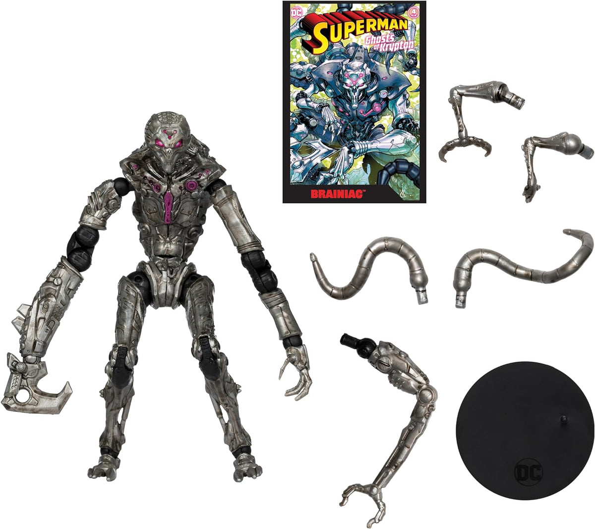DC Direct Ghost Of Krypton 7 Inch Action Figure Wave 5 - Brainiac