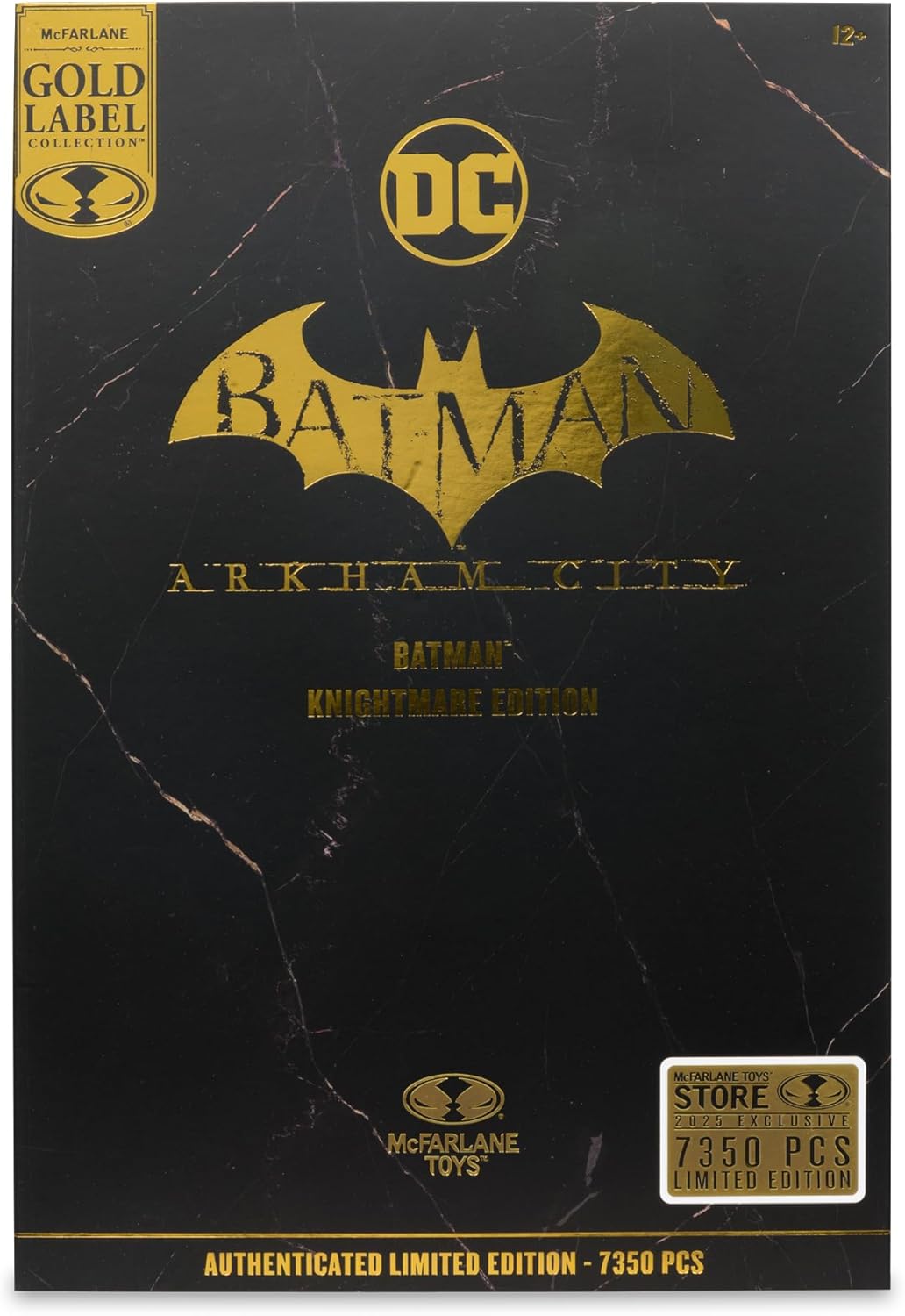 DC Multiverse Arkham City 7 Inch Action Figure Exclusive - Batman Knightmare Edition Gold Label