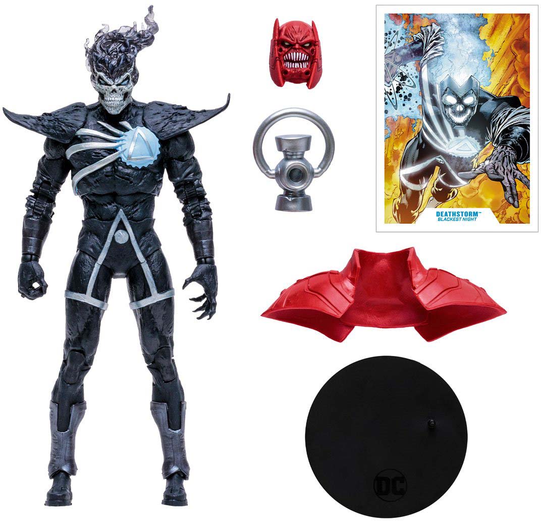 DC Multiverse Comic 7 Inch Action Figure Blackest Night BAF Atrocitus - Deathstorm