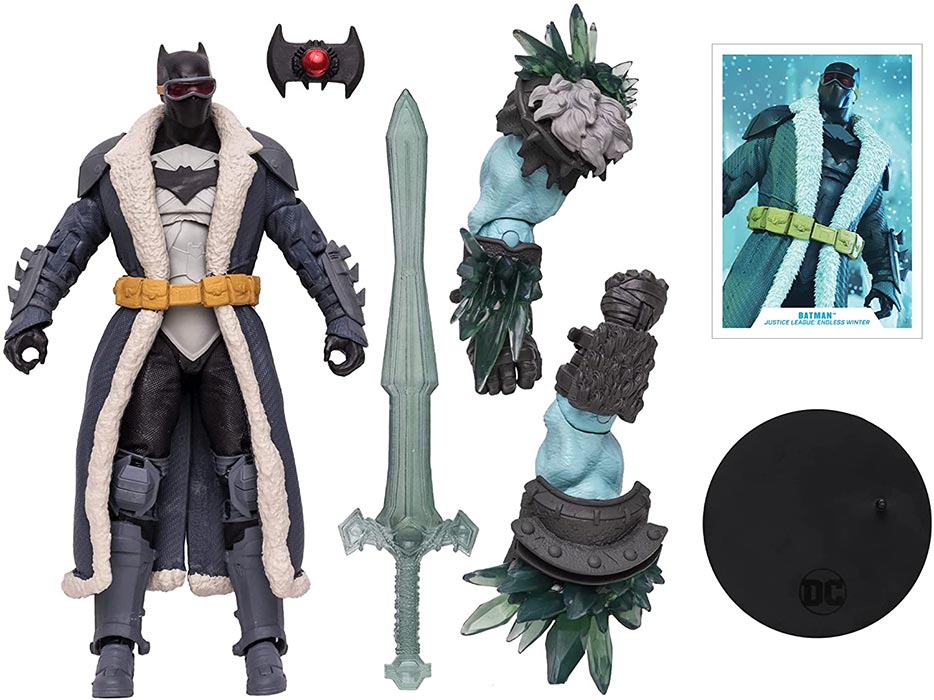 DC Multiverse Comic 7 Inch Action Figure Endless Winter BAF Frost King - Batman