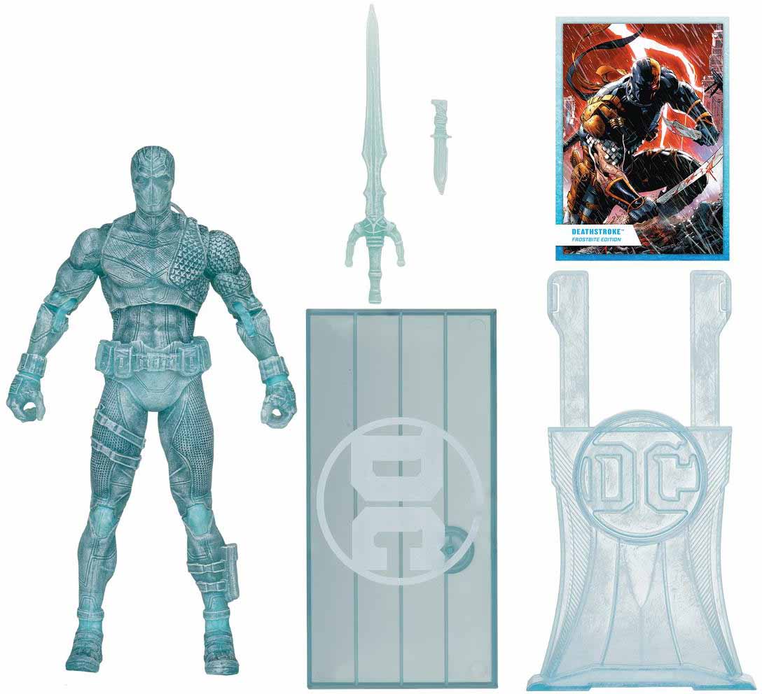 DC Multiverse DC Rebirth 7 Inch Action Figure Exclusive - Deathstroke Frostbite Gold Label