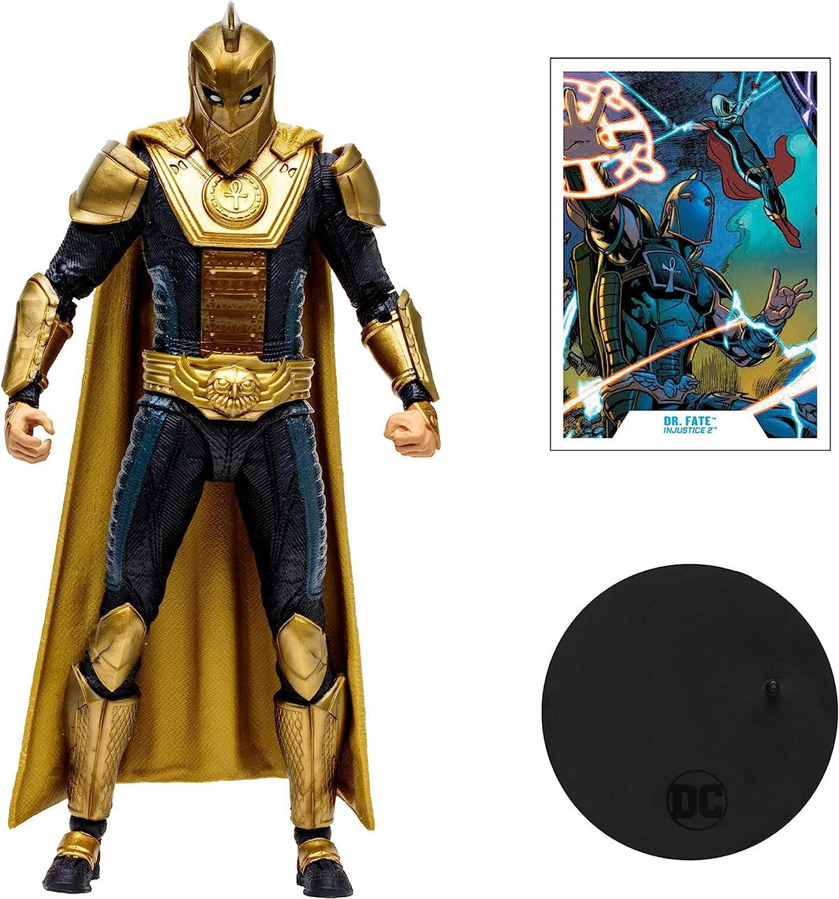 DC Multiverse Injustice 7 Inch Action Figure 3-Pack - Batman - Dr Fate -Supergirl Gold Label Exclusive
