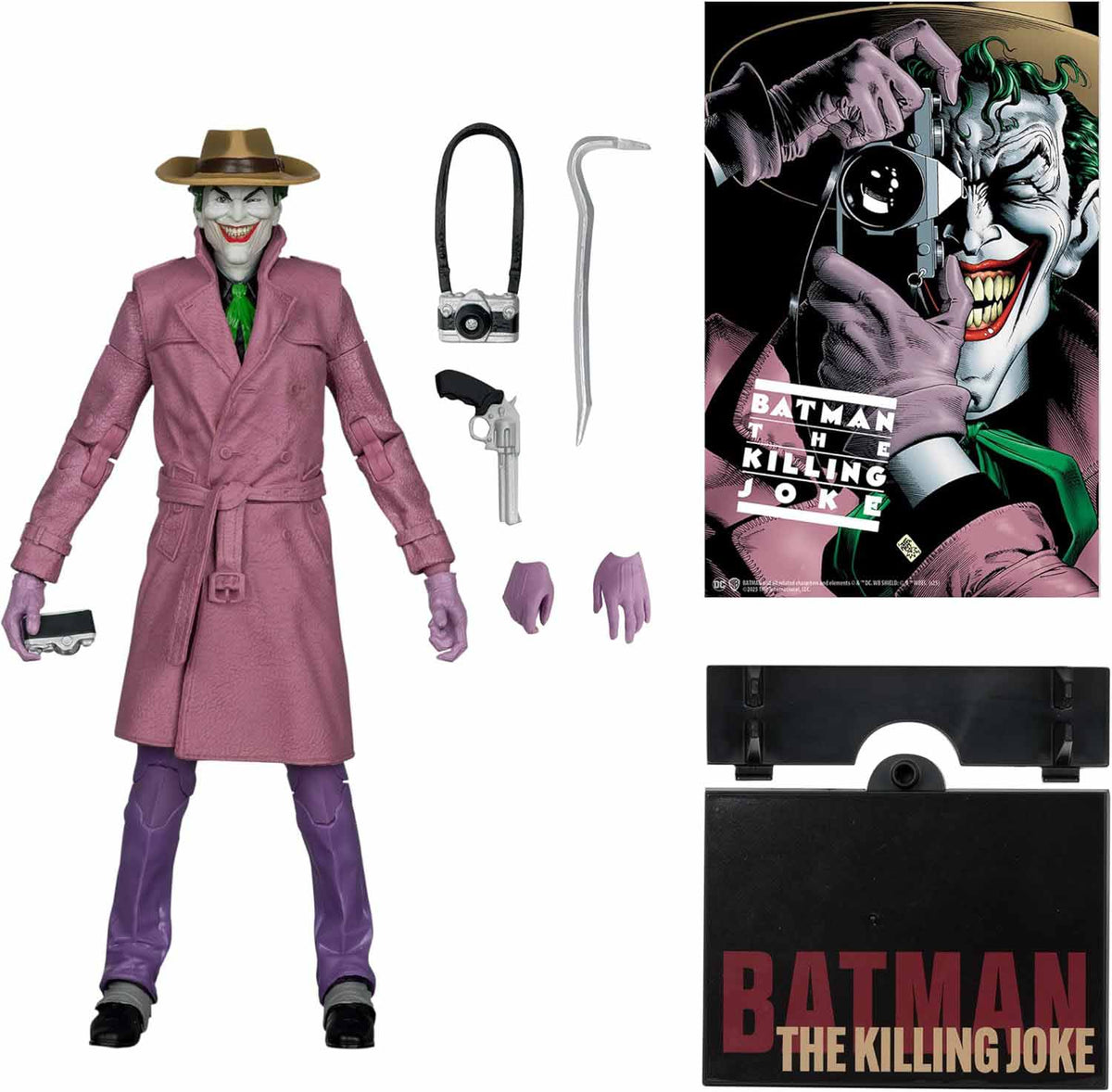 DC Multiverse The Killing Joke 7 Inch Action Figure Cover Recreation Exclusive - The Joker Gold Label