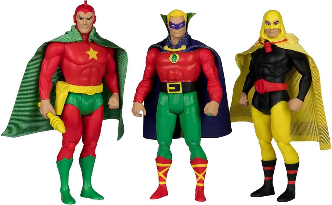 DC Super Powers 4 Inch Action Figure 3-Pack - (Green Lantern - Hourman - Starman)