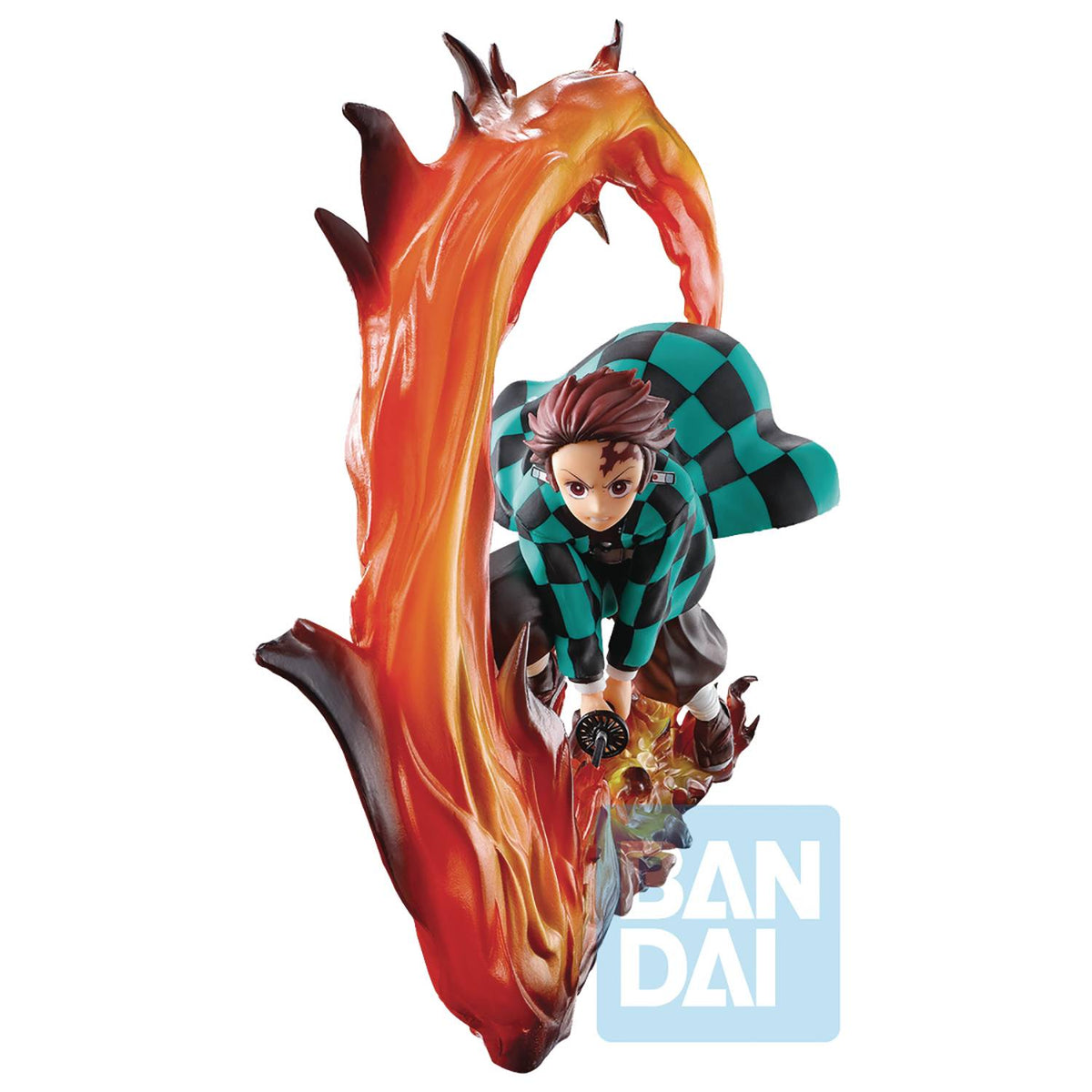 Demon Slayer Kimetsu No Yaiba 4 Inch Statue Figure Ichiban - Shake The Sword Tanjiro