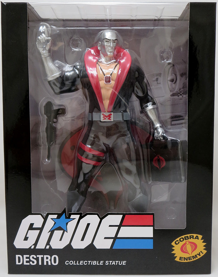 G.I. Joe 9 Inch Statue Figure 1/8 Scale PVC - Destro