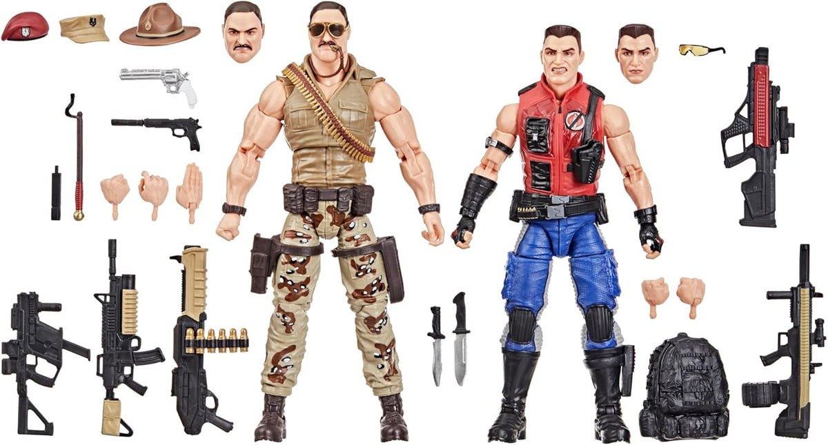 G.I. Joe Classifired 6 Inch Action Figure 2-Pack - SGT Slaughter & Felix Mercer Stratton #173