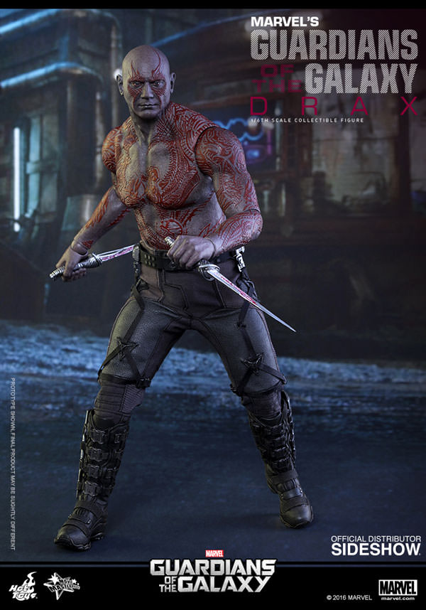 Guardians of the Galaxy 12 Inch Action Figure Movie Masterpiece 1/6 Scale Series - Drax The Destroyer Hot Toys 902669