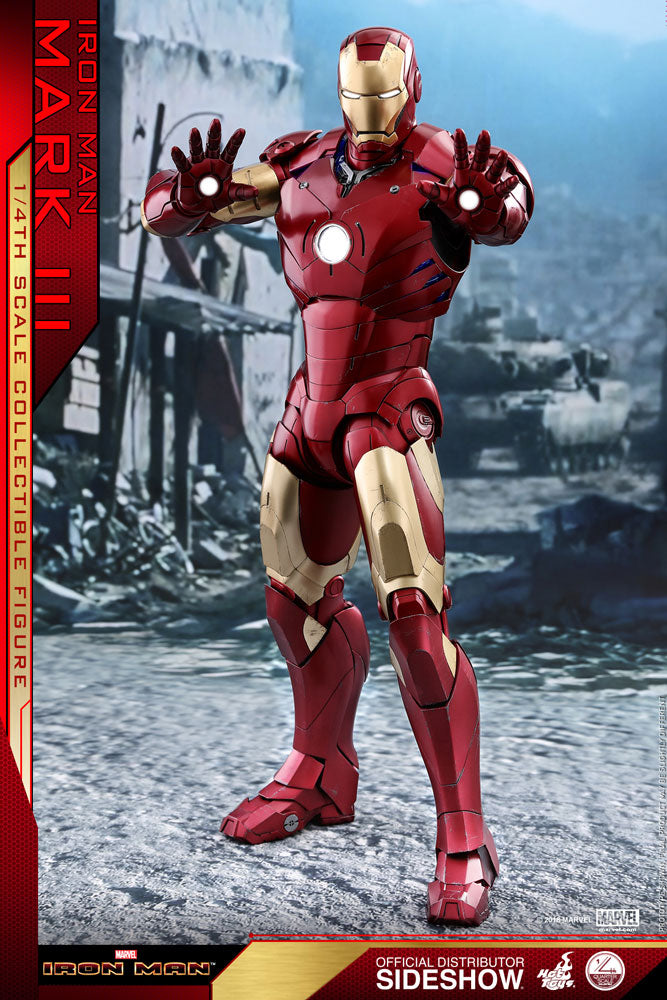 Iron Man Movie 19 Inch Action Figure 1/4 Scale Series - Iron Man Mark III Hot Toys 903411