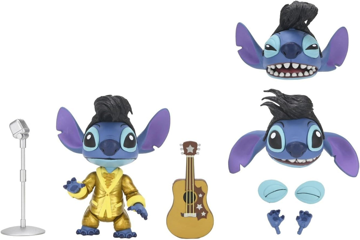 Lilo & Stitch 3 Inch Action Figure Ultimate - Gold Suit Elvis Stitch