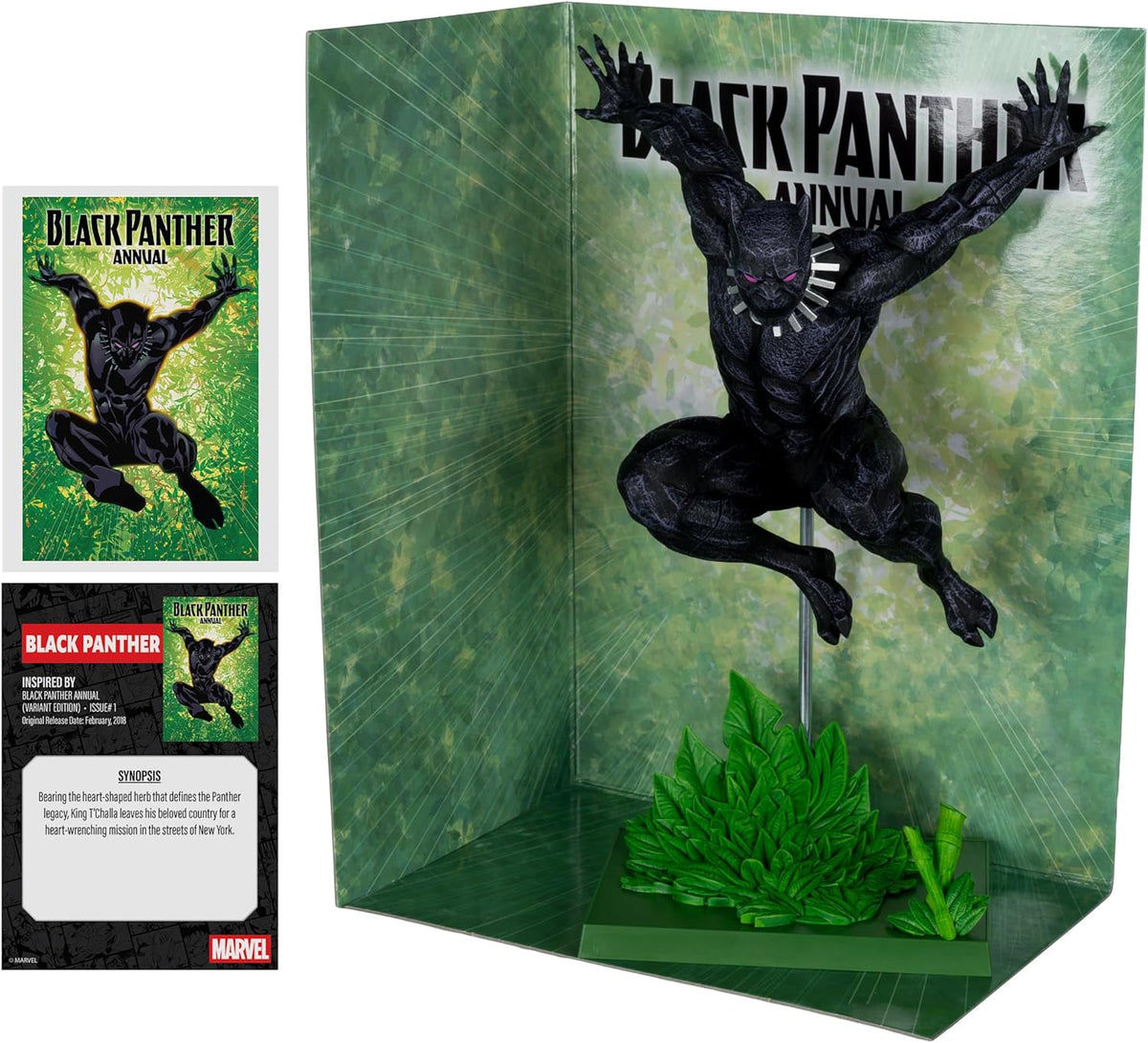Marvel Collectible 12 Inch Statue Figure 1/6 Scale Posed - Black Panther