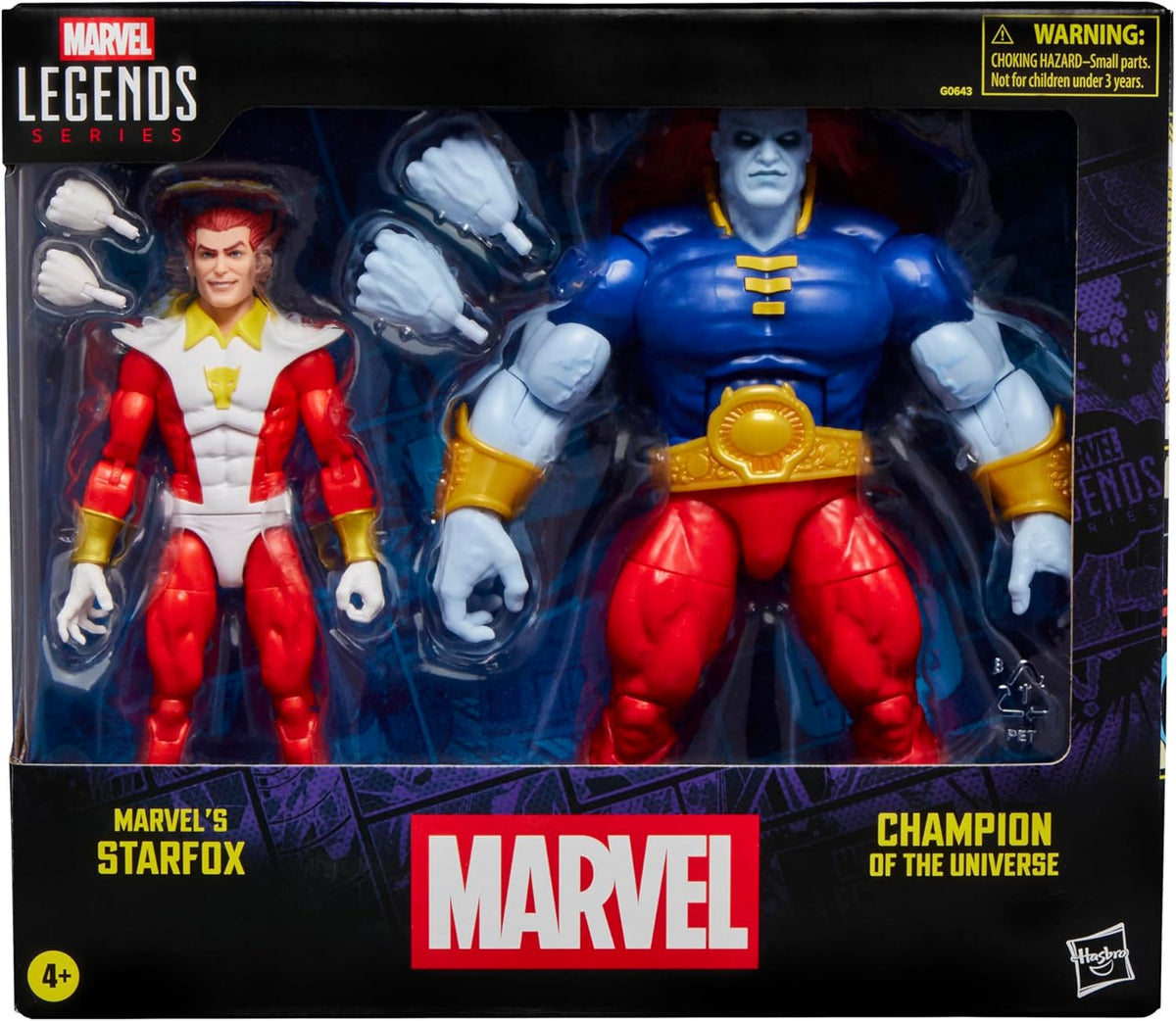 Marvel Legends 6 Inch Action Figure 2-Pack - Starfox & Champion of The Universe
