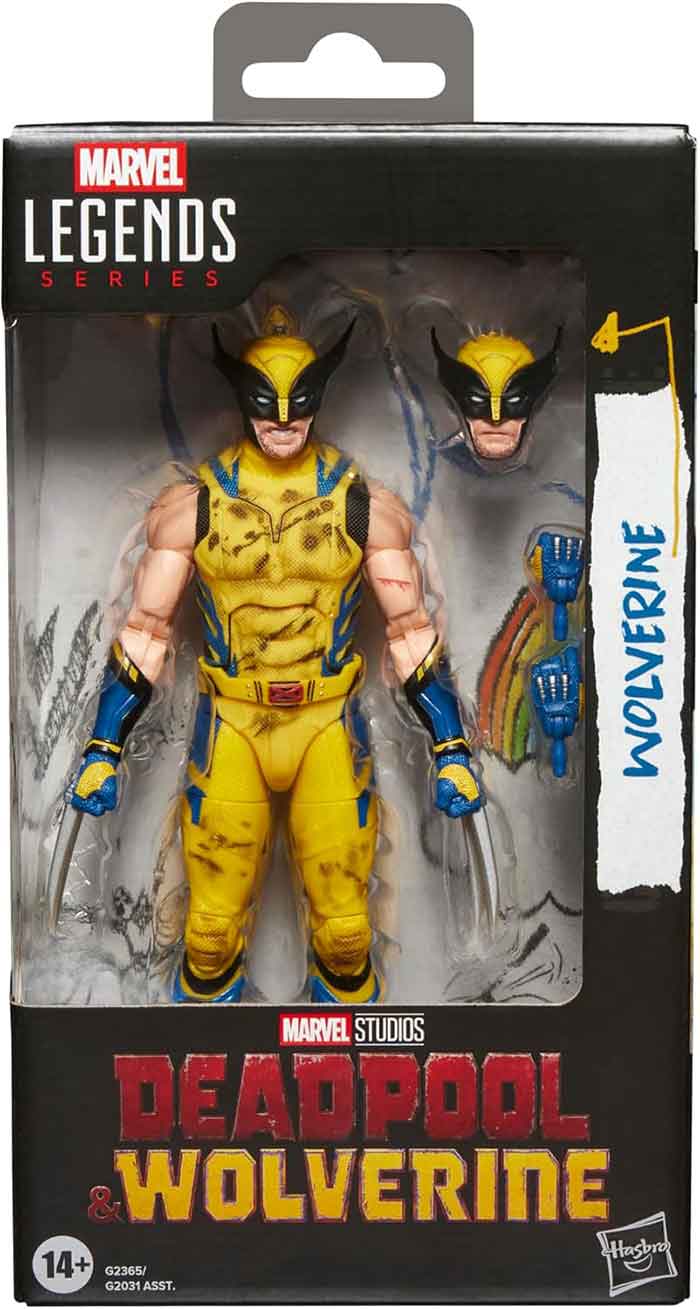 Marvel Legends Deadpool & Wolverine 6 Inch Action Figure Wave 3 - Yellow Suit Wolverine