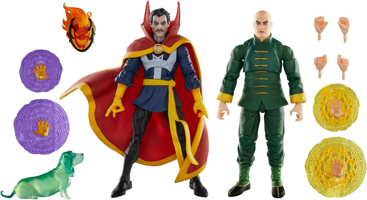 Marvel Legends Doctor Strange 6 Inch Action Figure 2-Pack - Doctor Strange with Wong & Bats