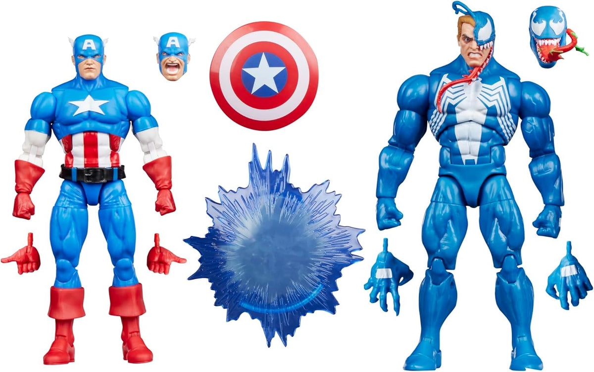 Marvel Legends Gamerverse 6 Inch Action Figure 2-Pack - Captain America vs Venom