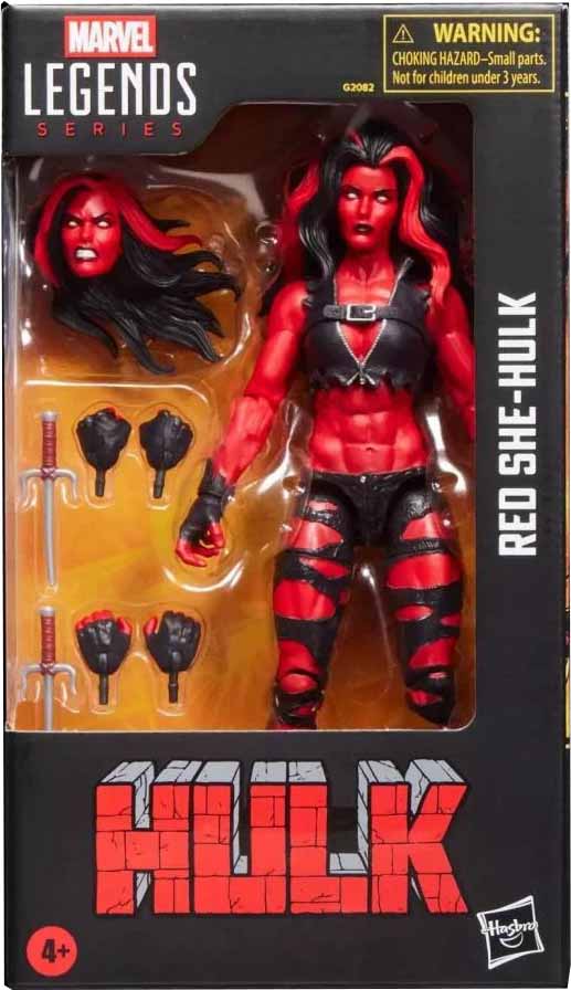 Marvel Legends Hulk 6 Inch Action Figure - Red She-Hulk