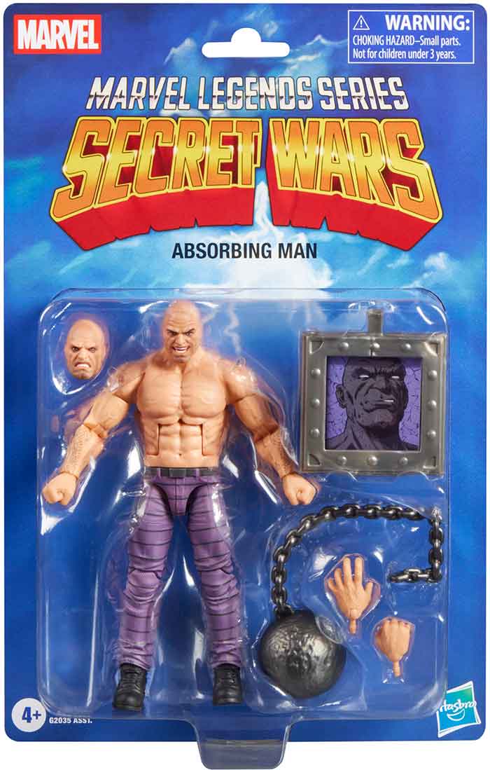 Marvel Legends Retro 6 Inch Action Figure Secret Wars Wave 2 - Absorbing Man