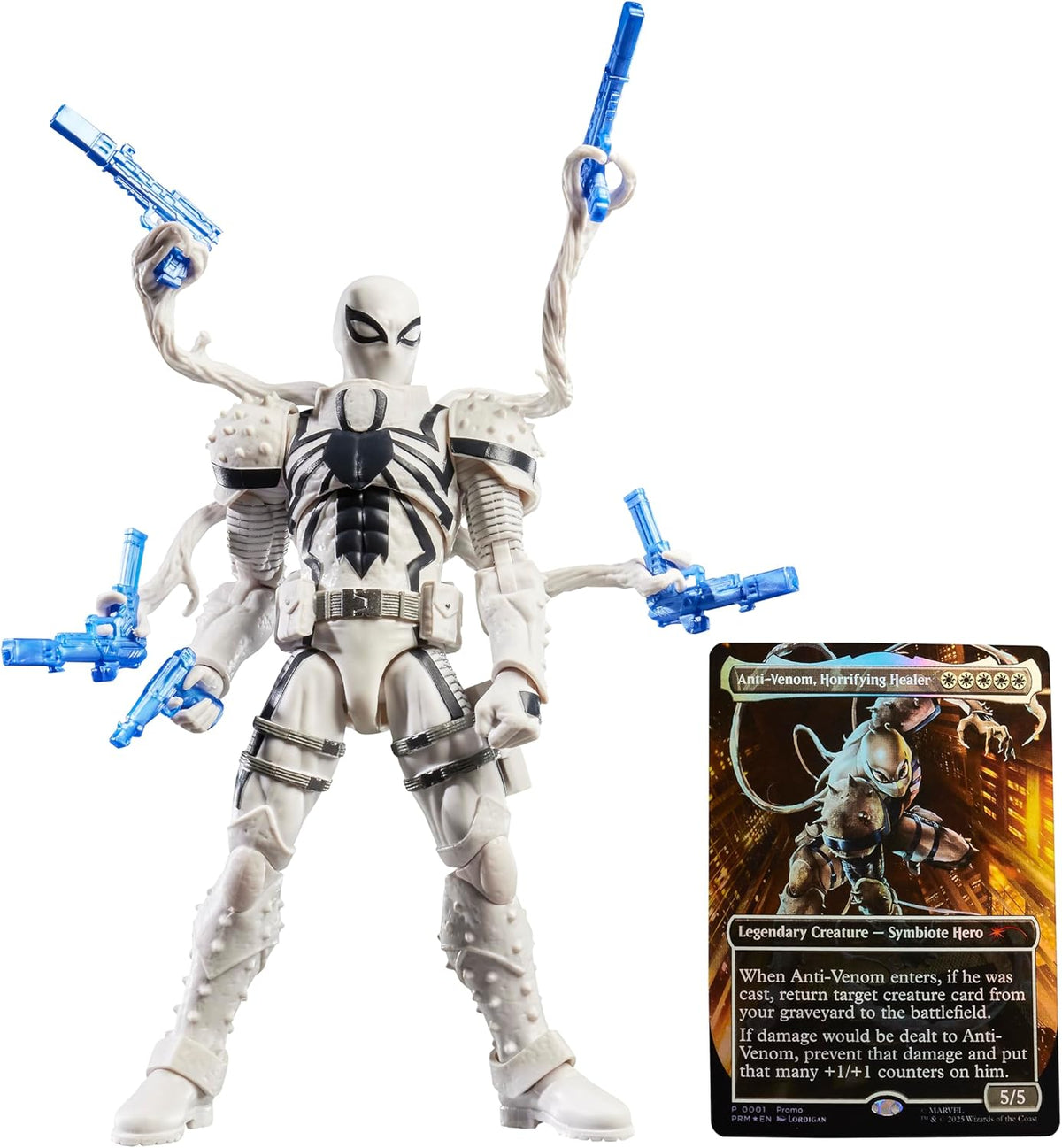 Marvel Legends Spider-Man 6 Inch Action Figure Magic The Gathering Wave 1 - Agent Anti-Venom