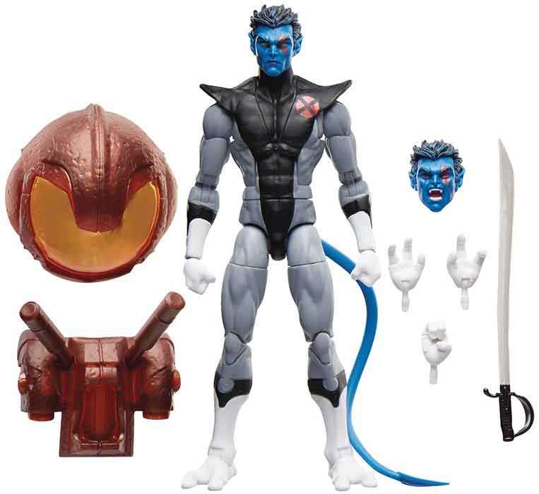 Marvel Legends X-Men 6 Inch Action Figure BAF Nemesis - X-Force Nightcrawler
