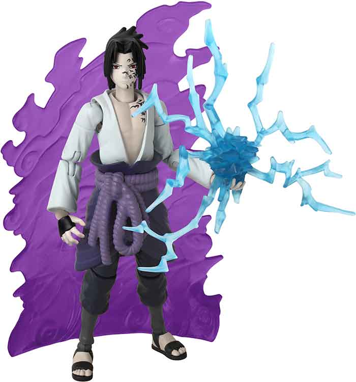 Naruto Shippuden 6 Inch Action Figure Anime Heroes - Sasuke Uchiha Curse Mark Transformation