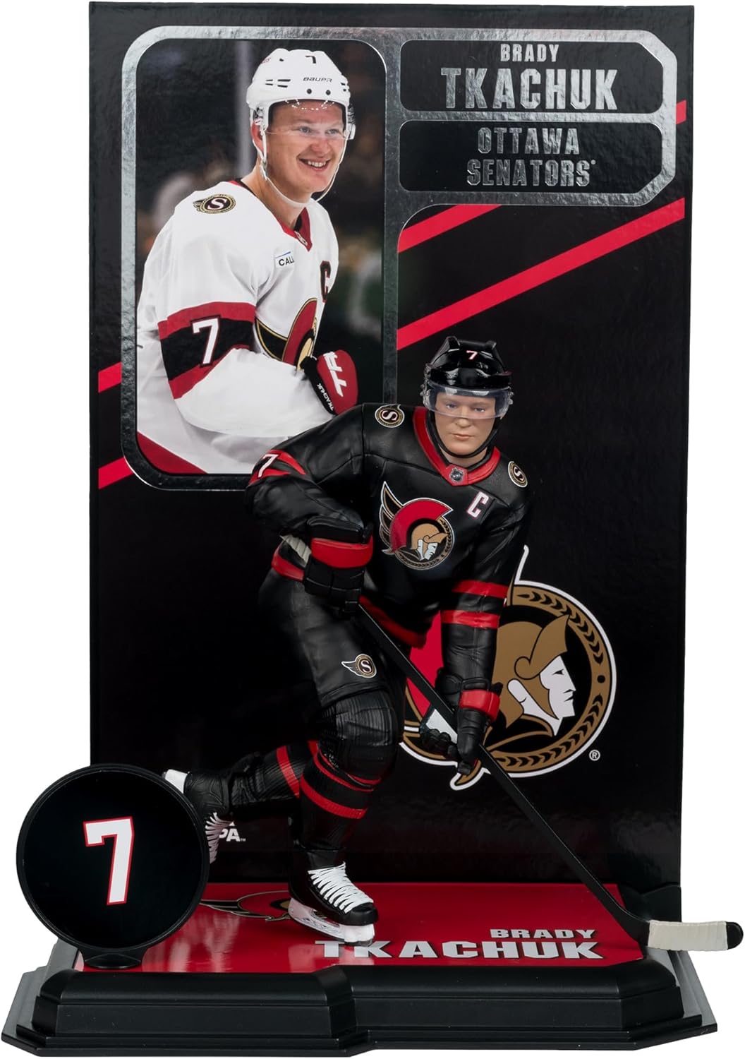 NHL Hockey SportsPicks 7 Inch Static Figure - Brady Tkachuk