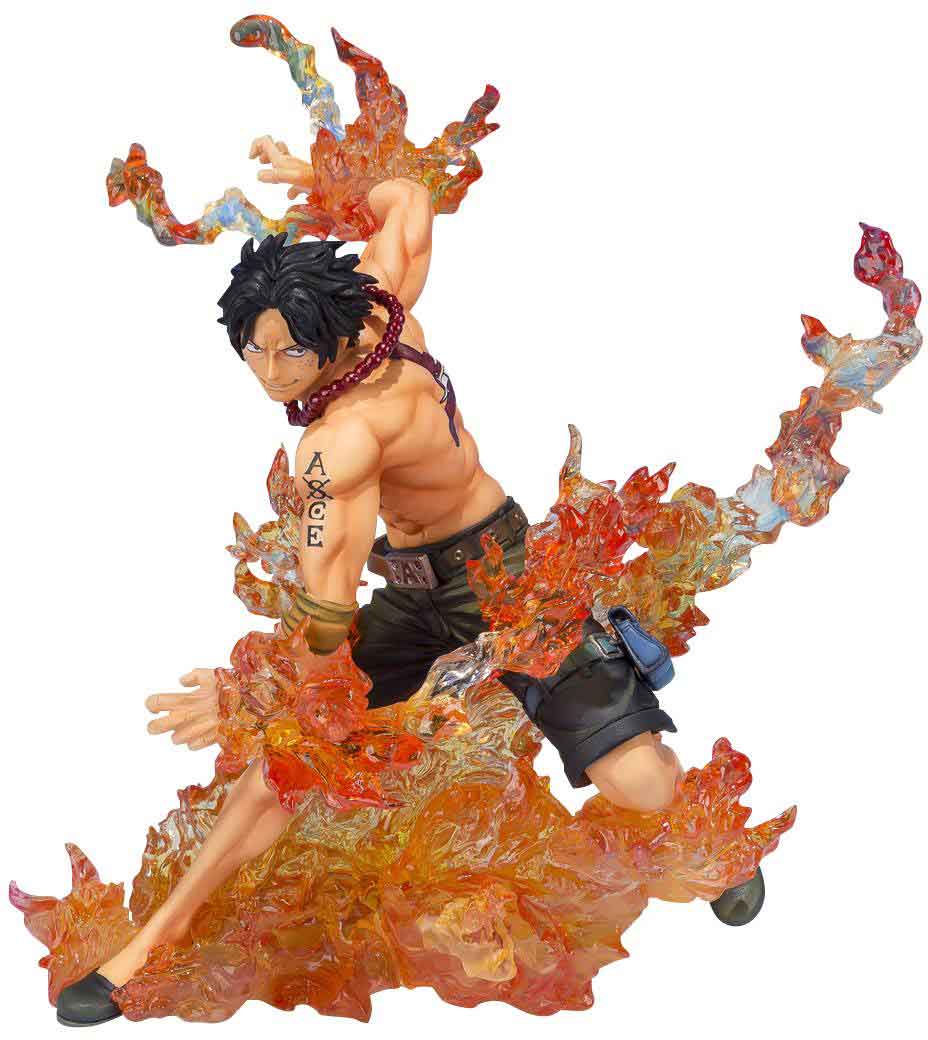One Piece Brothers Bond 6 Inch Statue Figure Figuarts Zero - Portugas D Ace