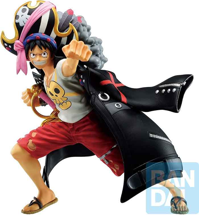 One Piece 5 Inch Statue Figure Ichiban - Monkey D Luffy (Film Red)