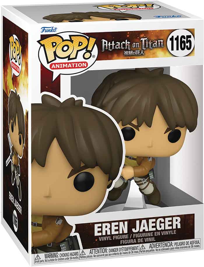 Pop Animation Attack On Titan 3.75 Inch Action Figure - Eren Jaeger #1165