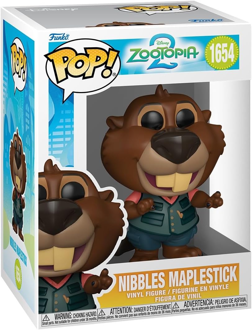 Pop Disney Zootopia 3.75 Inch Action Figure - Nibbles Maplestick #1654