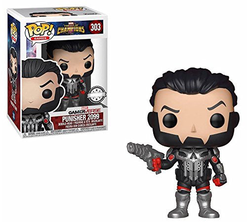Pop Games 3.75 Inch Action Figure Contest Of Champions - Punisher 2099 #303 Exclusive
