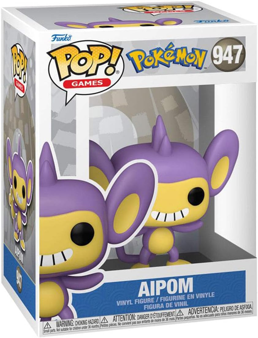 Pop Games Pokemon 3.75 Inch Action Figure - Aipom #947