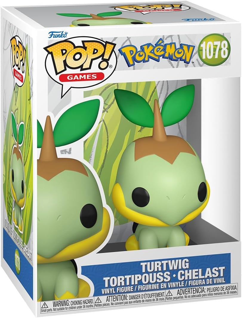 Pop Games Pokemon 3.75 Inch Action Figure - Turtwig #1078