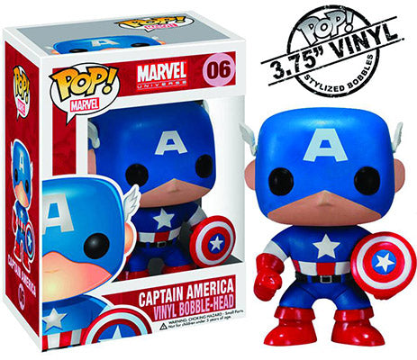 Pop Marvel 3.75 Inch Action Figure Marvel Universe - Captain America #06
