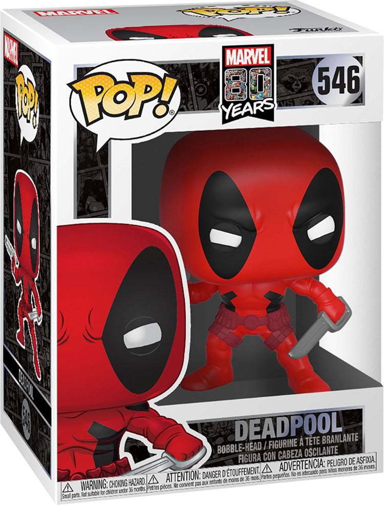 Pop Marvel 3.75 Inch Action Figure 80 Years - Deadpool #546