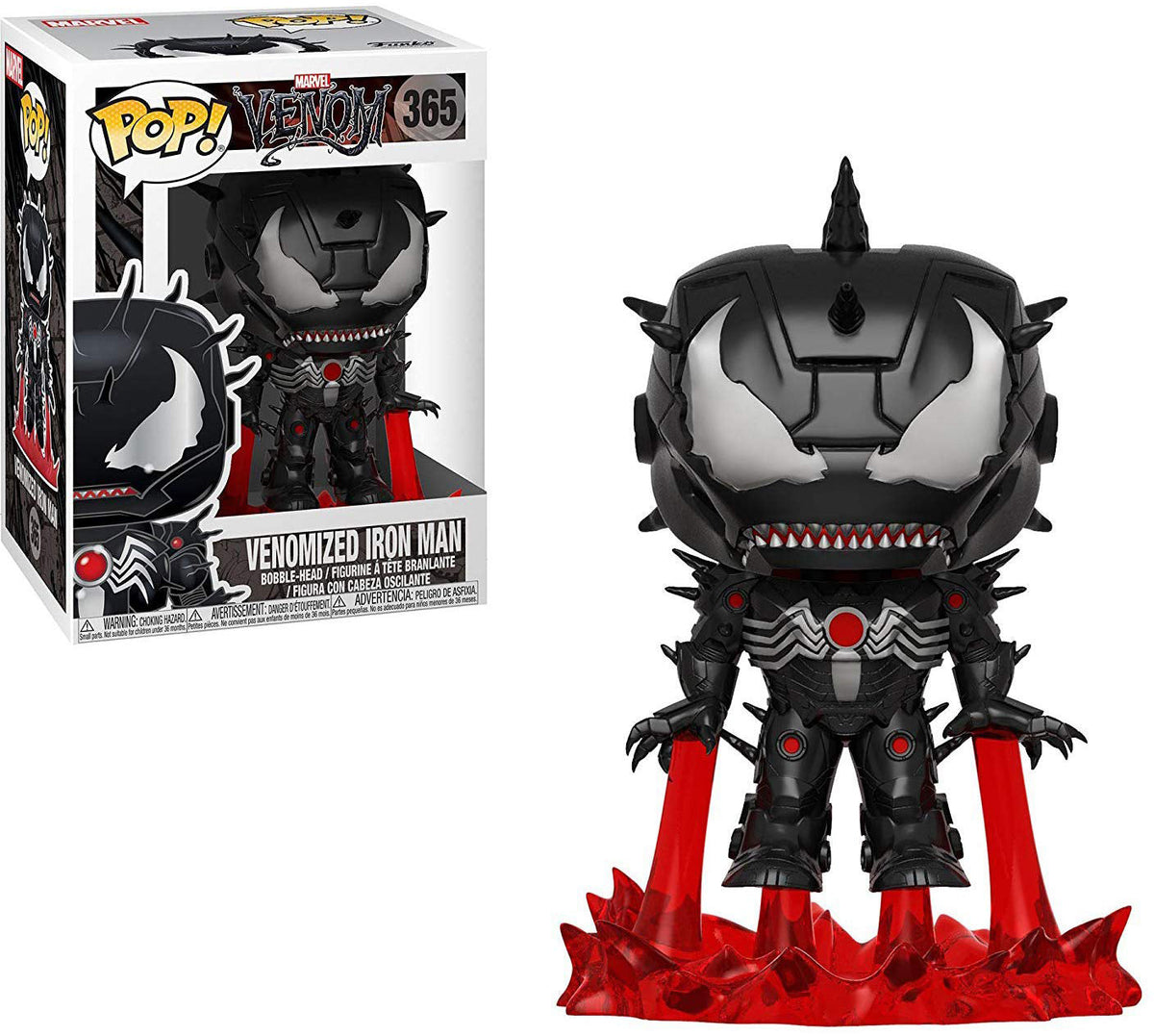 Pop Marvel 3.75 Inch Action Figure Venom - Venomized Iron Man #365
