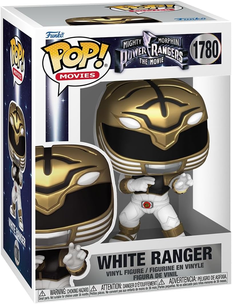 Pop Movies Power Rangers 3.75 Inch Action Figure - White Ranger #1780