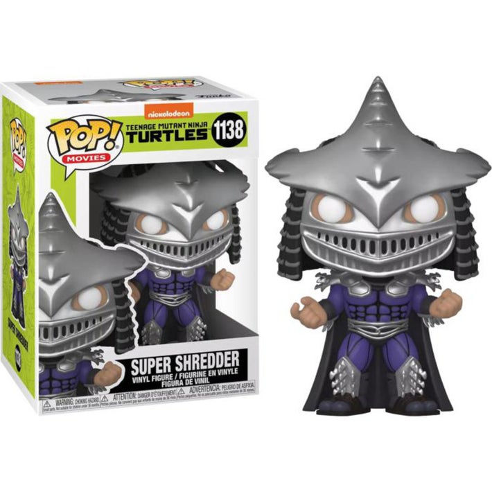 Pop Movies Teenate Mutant Ninja Turtles 3.75 Inch Action Figure Exclusive - Super Shredder Metallic #1138