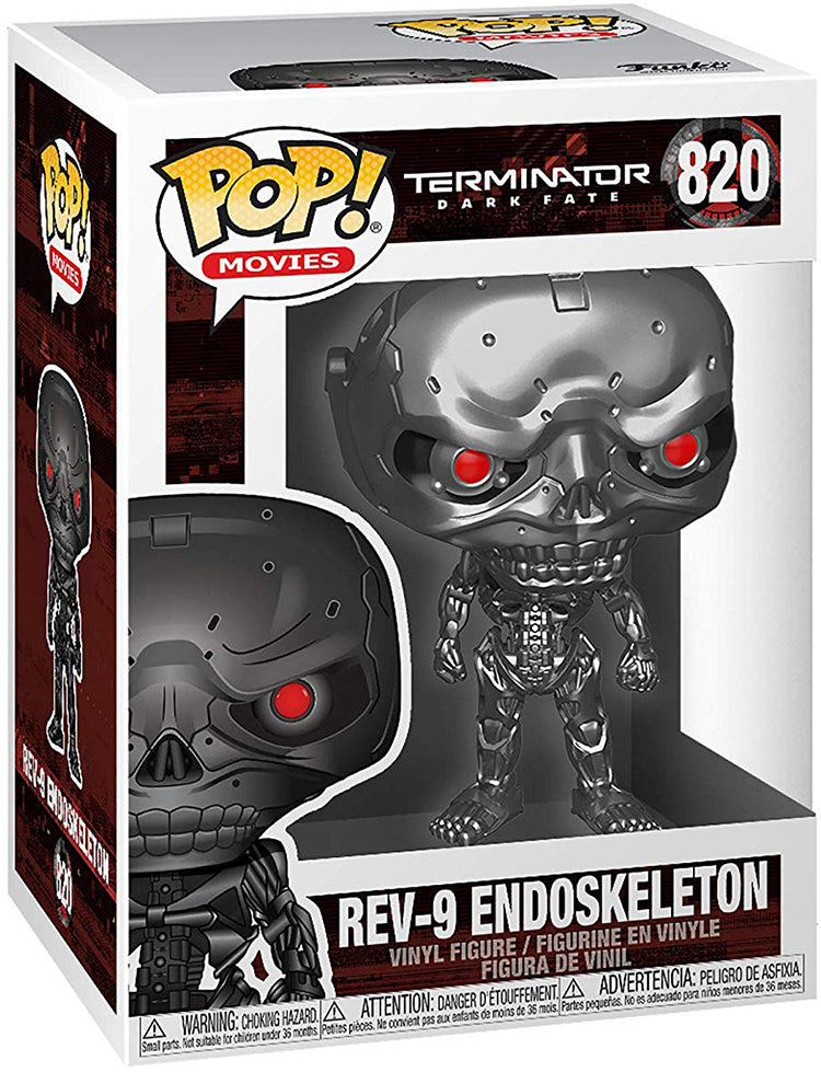 Pop Movies 3.75 Inch Action Figure Terminator Dark Fate - Rev-9 Endoskeleton #820