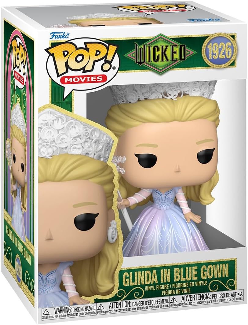 Pop Movies Wicked 3.75 Inch Action Figure - Glinda in Blue Gown #1926