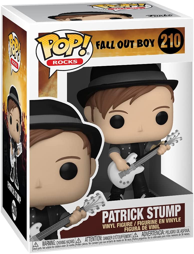 Pop Rocks Fall Out Boy 3.75 Inch Action Figure - Patrick Stump #210