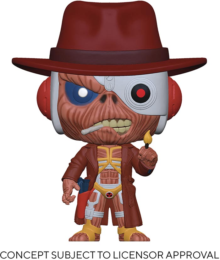 Pop Rocks Iron Maiden 3.75 Inch Action Figure Exclusive - Eddie Somewhere in Time Cowboy Hat Chase