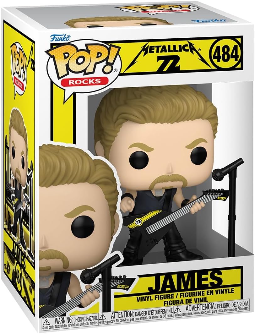 Pop Rocks Metallica 3.75 Inch Action Figure - James #484