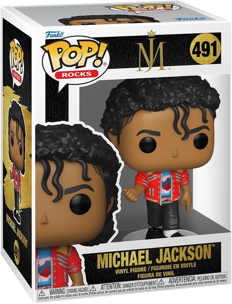 Pop Rocks MJ 3.75 Inch Action Figure - Michael Jackson Beat It #491