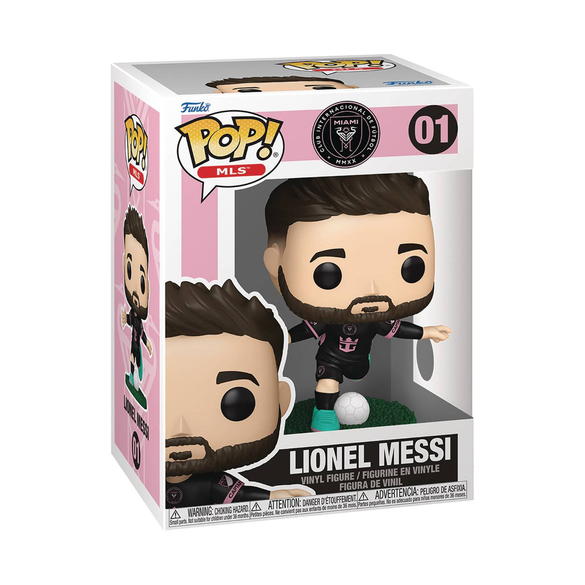 Pop Sports MLS Soccer 3.75 Inch Action Figure - Lionel Messi #01