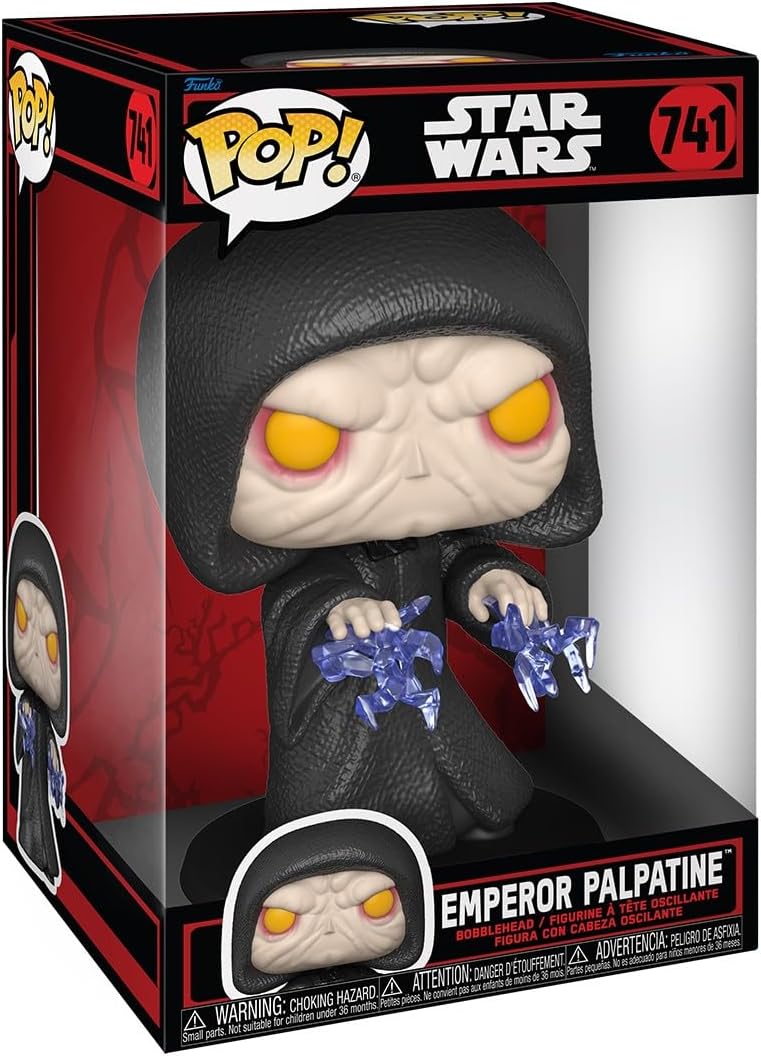 Pop Star Wars 10 Inch Action Figure Jumbo - Emperor Palpatine #741