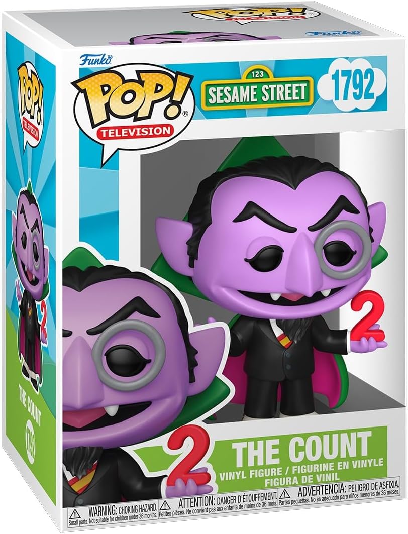 Pop Television Sesame Street 3.75 Inch Action Figure - The Count #1792