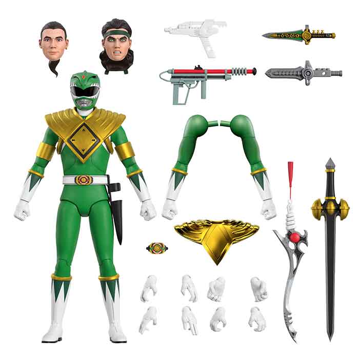 Power Rangers 8 Inch Action Figure Ultimates - Green Ranger