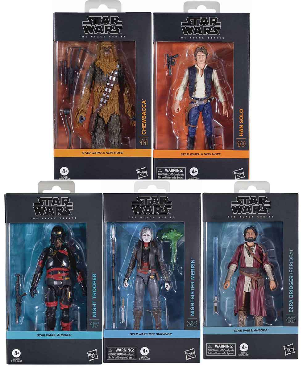 Star Wars The Black Series 6 Inch Action Figure (2025 Wave 3) - Set of 5